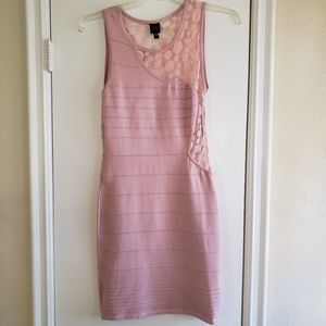 2B Bebe L Pink Dress